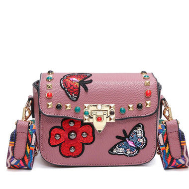 Embroidery Butterfly Bag
