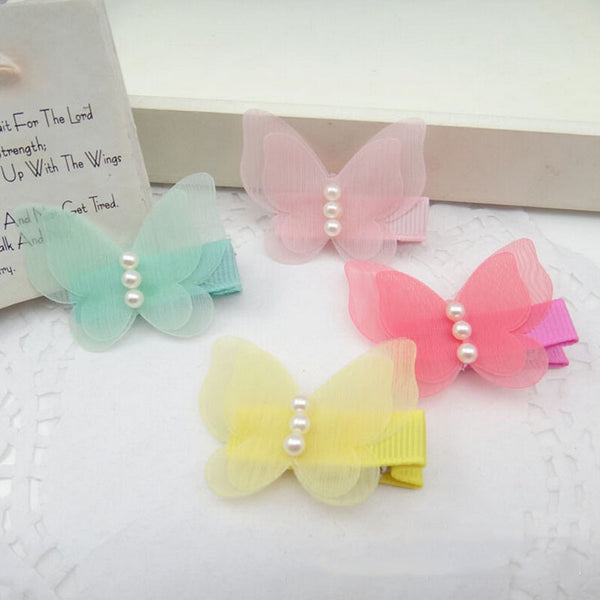 Cute Lace Butterfly Clips