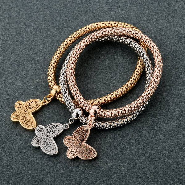 Long Way Butterfly Charm Bracelets