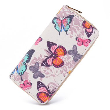 Canvas Butterfly Wallet