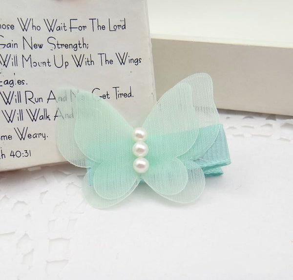 Cute Lace Butterfly Clips