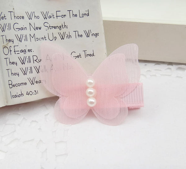 Cute Lace Butterfly Clips